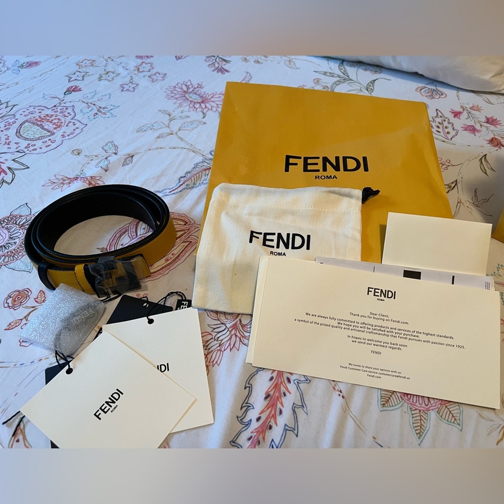 Men’s custom Fendi belt, size 95